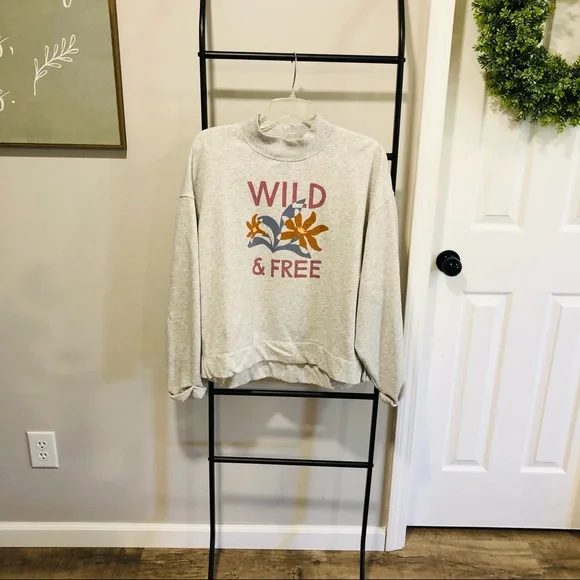 Old Navy Gray Turtle Neck Sweatshirt - Picture 8 of 15